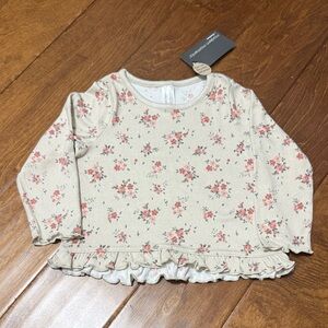 NWT Size 24M Modern Moments Floral Long Sleeve Top